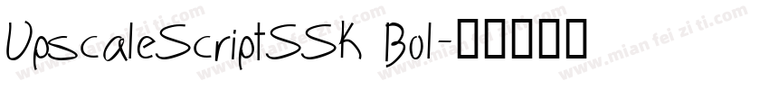 UpscaleScriptSSK Bol字体转换